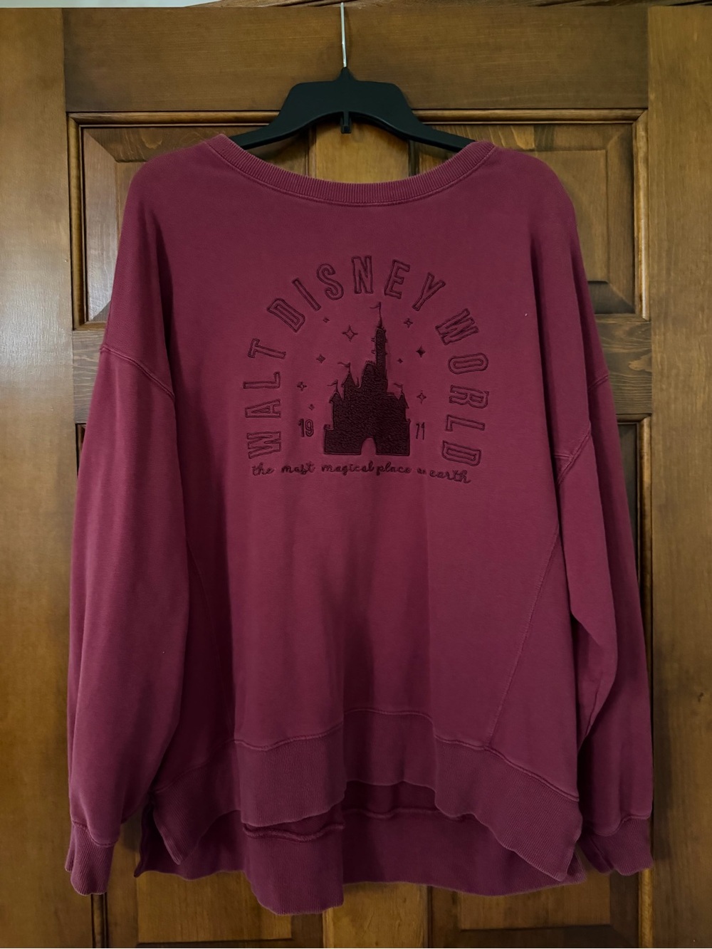 Disney Men's Crewneck Sweatshirt - Maroon